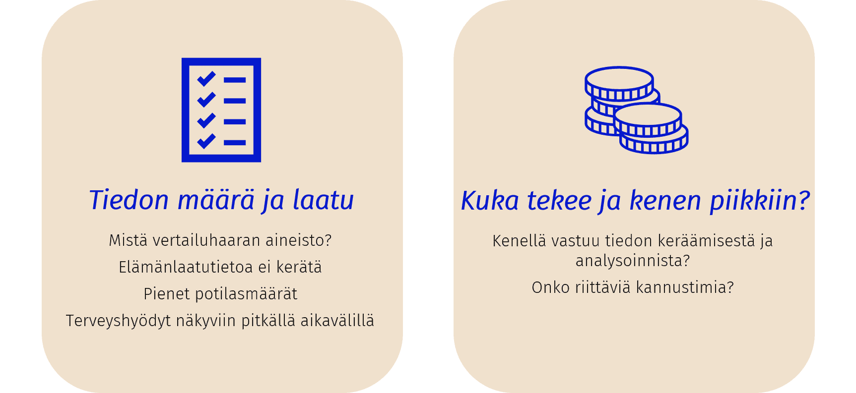 terveydenhuollon vaikuttavuuden arviointi - haasteita